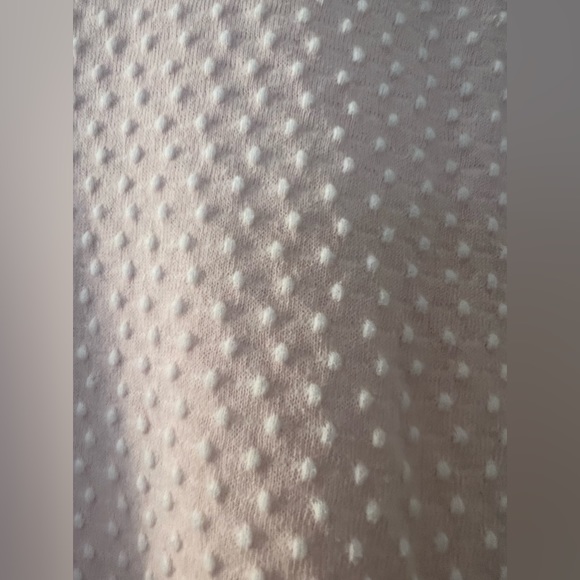 Alex Marie 100% Cotton short sleeve baby pink with white dots. Size S - Picture 3 of 4